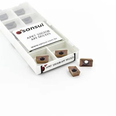 Inserto para fresamento apkt 100308 apf mi1325 - sansui