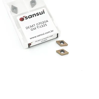 Inserto para torneamento dcmt 070204 gm ti1325 - sansui