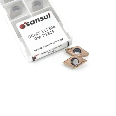Inserto para torneamento dcmt 11t304 gm ti1325 - sansui