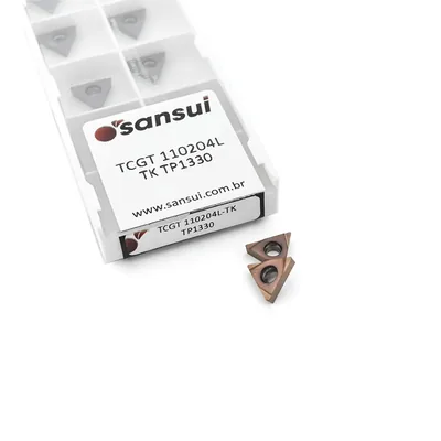 Inserto para torneamento tcgt 110204l tk tp1330 - sansui