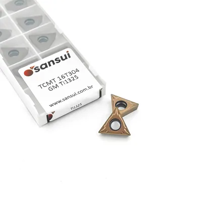 Inserto para torneamento tcmt 16t304 gm ti1325 - sansui