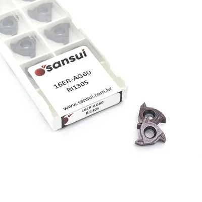 Inserto para rosca externa 60 graus - 16er-ag60 ri1305 - sansui