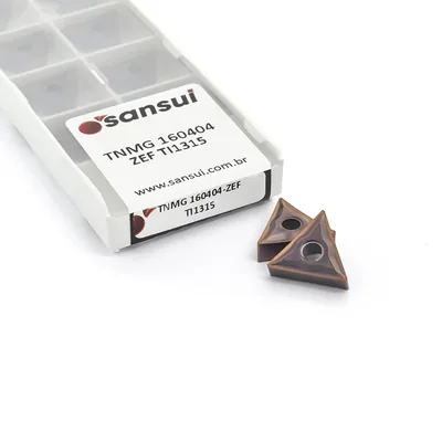 Inserto para torneamento tnmg 160404-zef ti1315 - sansui