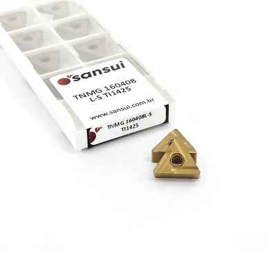 Inserto para torneamento tnmg 160408l s ti1425 - sansui