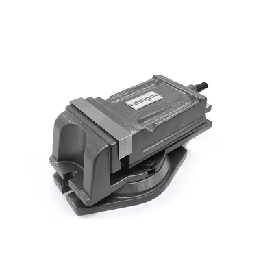 Morsa mecânica giratória abertura 0 a 100mm mordentes 125mm - qh12-125 daigo