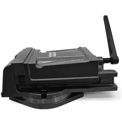 Morsa mecânica giratória abertura 0 a 160mm mordentes 200mm - qh12-200 daigo