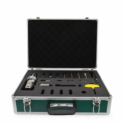 Conjunto mandrilador bt40 ø 06 a 090mm escala de 0,002mm cabeçote hbor50 - bt40-hbor50-090 mawbra