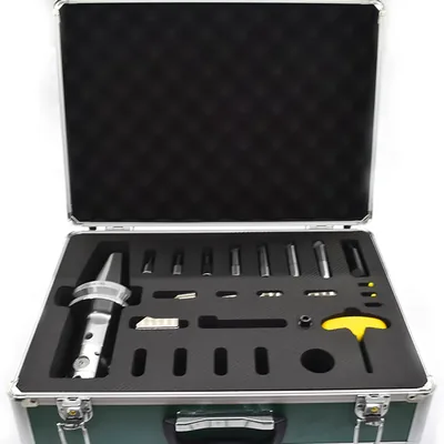 Conjunto mandrilador bt50 ø 06 a 090mm escala de 0,002mm cabeçote hbor50 - bt50-hbor50-090 mawbra