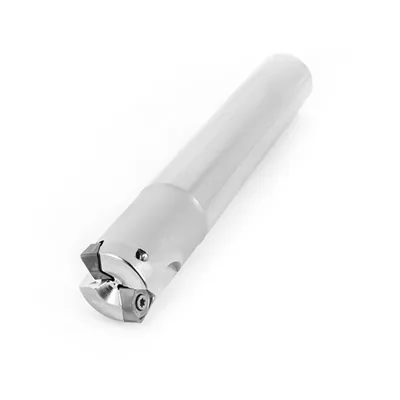 Fresa de topo ø 25 x 150mm 2 cortes haste ø 24,0mm para inserto wnmu 050408 - sansui