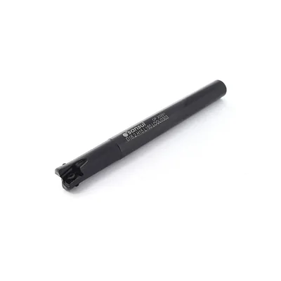 Fresa de topo ø 16 x 150mm 2 cortes haste ø 15,0mm para inserto logu 030310 - guran