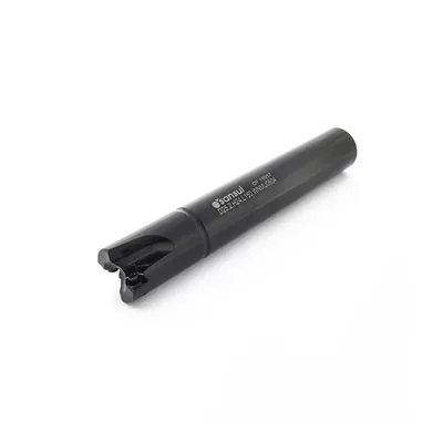 Fresa de topo ø 25 x 150mm 2 cortes haste ø 24,0mm para inserto wnmu 050408 - guran