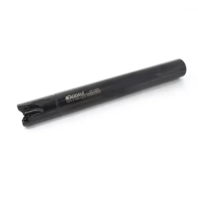 Fresa de topo ø 25 x 200mm 2 cortes haste ø 24,0mm para inserto wnmu 050408 - guran