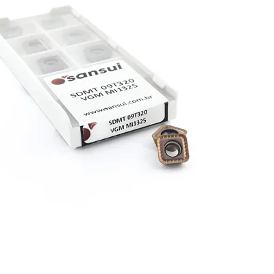 Inserto para fresamento sdmt 09t320-vgm mi1325 alto avanço - sansui