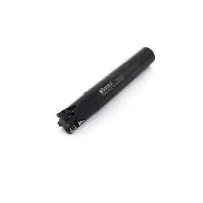 Fresa de topo ø 25 x 150mm 4 cortes haste ø 24,0mm para inserto lnmu 0303 - guran