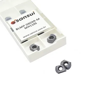 Inserto para fresamento blmp 0603 r-m mh1105 alto avanço - sansui