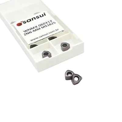 Inserto para fresamento wnmx 09t316 znn-mm mp1125 alto avanço - sansui