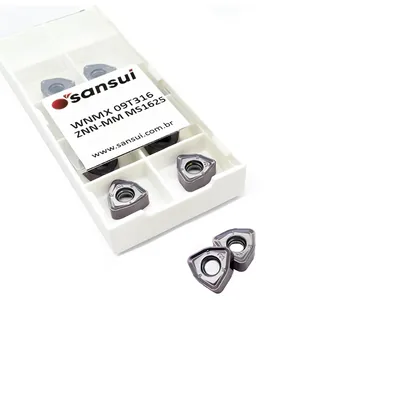 Inserto para fresamento wnmx 09t316 znn-mm ms1625 alto avanço - sansui