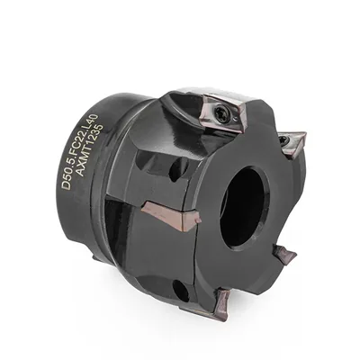 Cabeçote ø 050mm com 05 cortes para inserto axmt 123508 - guran