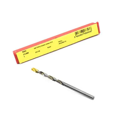 Broca de metal duro ø 03,00 x 061mm din338 cobertura tin - r003 dormer