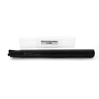 Fresa de topo ø 20 x 200mm 3 cortes haste ø 19,0mm para inserto blmp 0603 - guran