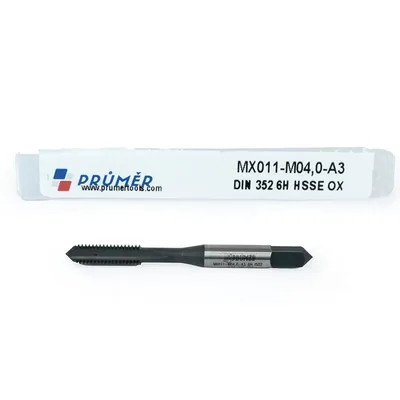 Macho manual avulso hss-e 6h m04,0 x 0,70 terceiro macho revenido - mx011-m04,0-a3 prumer