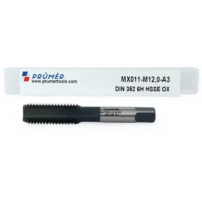 Macho manual avulso hss-e 6h m12,0 x 1,75 terceiro macho revenido - mx011-m12,0-a3 prumer
