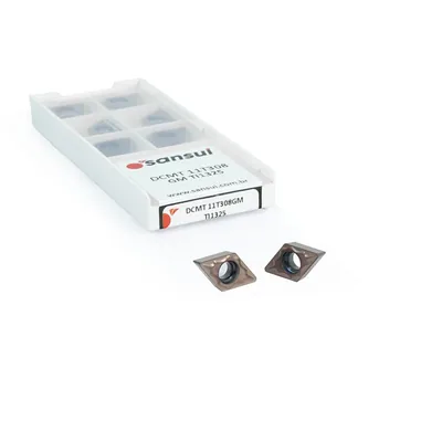 Inserto para torneamento dcmt 11t308 gm ti1325 - sansui