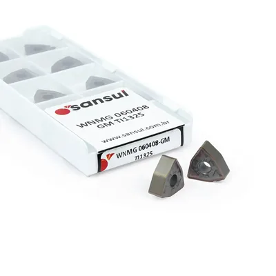 Inserto para torneamento wnmg 060408-gm ti1325 - sansui