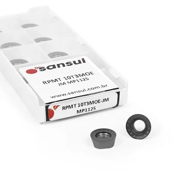 Inserto para fresamento rpmt 10t3 moe-jm mp1125 - sansui
