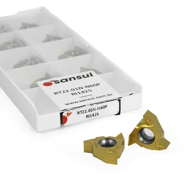 Inserto para rosca interna 60 graus - rt22.01n-n60p ri1425 - sansui