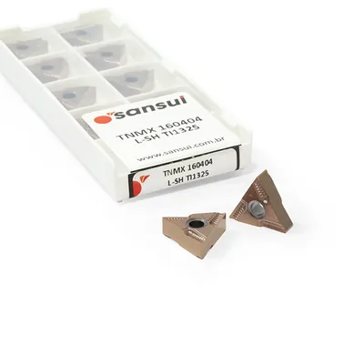 Inserto para torneamento tnmx 160404l-sh ti1325 - sansui