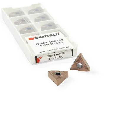 Inserto para torneamento tnmx 160408r-sh ti1325 - sansui
