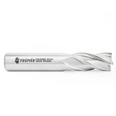 Fresa hss-e m35 reta 4 cortes ø 16,0 x 92,0 x 32,0mm h16 din844k - tb3040-160 prumer
