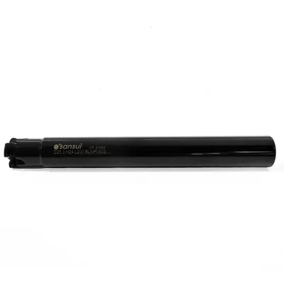Fresa de topo ø 32 x 200mm 4 cortes haste ø 25,0mm para inserto blmp 0603 - guran