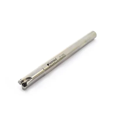 Fresa de topo ø 16 x 180mm 2 cortes haste ø 15,0mm para inserto wnmx 0603 - guran