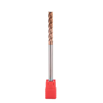 Fresa metal duro 55hrc reta 4 cortes ø 08,0 - 150 - 45,0mm h08 altisin - dry cut