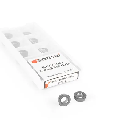 Inserto para fresamento rpew 1003 mo-qbg mp1115 - sansui