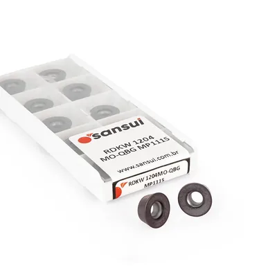 Inserto para fresamento rdkw 1204 mo-qbg mp1115 - sansui