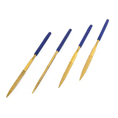 Jogo de lima agulha diamantada com 10 limas 3 x 140mm com cobertura tin - lad-0314-10lt daigo