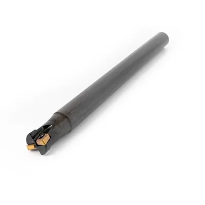 Fresa de topo ø 16 x 200mm 2 cortes haste ø 15,0mm para inserto cnht 07 - 93 graus - guran