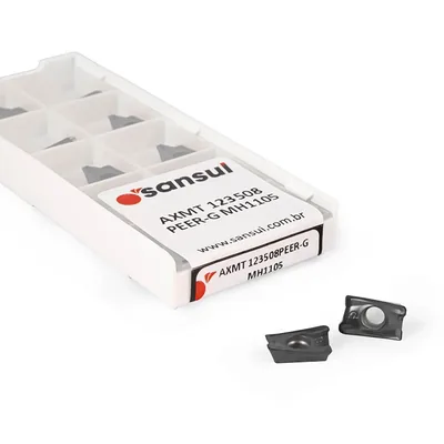 Inserto para fresamento axmt 123508 peer-g mh1105 - sansui