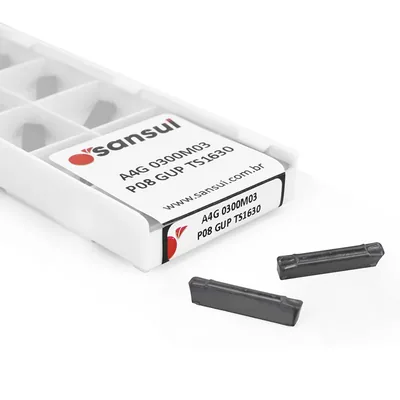Inserto de corte e canal bedame a4g 0300m03 p08 gup ts1630 - sansui