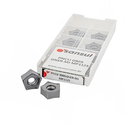 Inserto para fresamento pncu 0905 gner-mj mp1125 - sansui