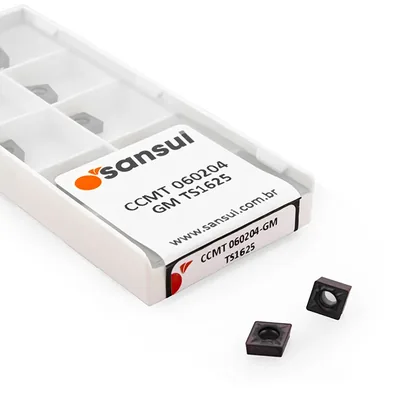 Inserto para torneamento ccmt 060204 gm ts1625 - sansui