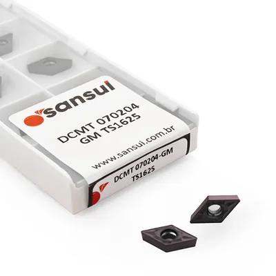 Inserto para torneamento dcmt 070204 gm ts1625 - sansui