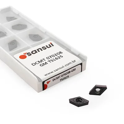 Inserto para torneamento dcmt 070208 gm ts1625 - sansui
