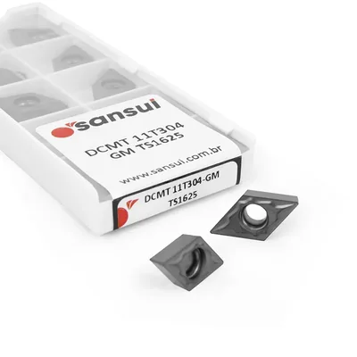 Inserto para torneamento dcmt 11t304 gm ts1625 - sansui