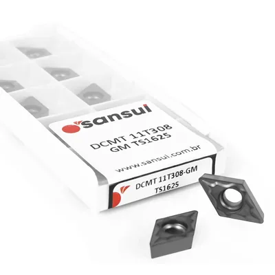 Inserto para torneamento dcmt 11t308 gm ts1625 - sansui