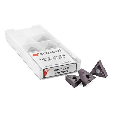 Inserto para torneamento tnmx 160404r-sh ts1625 - sansui