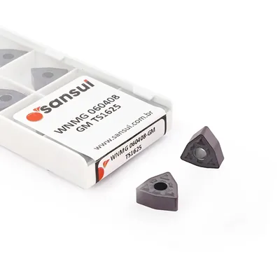 Inserto para torneamento wnmg 060408-gm ts1625 - sansui